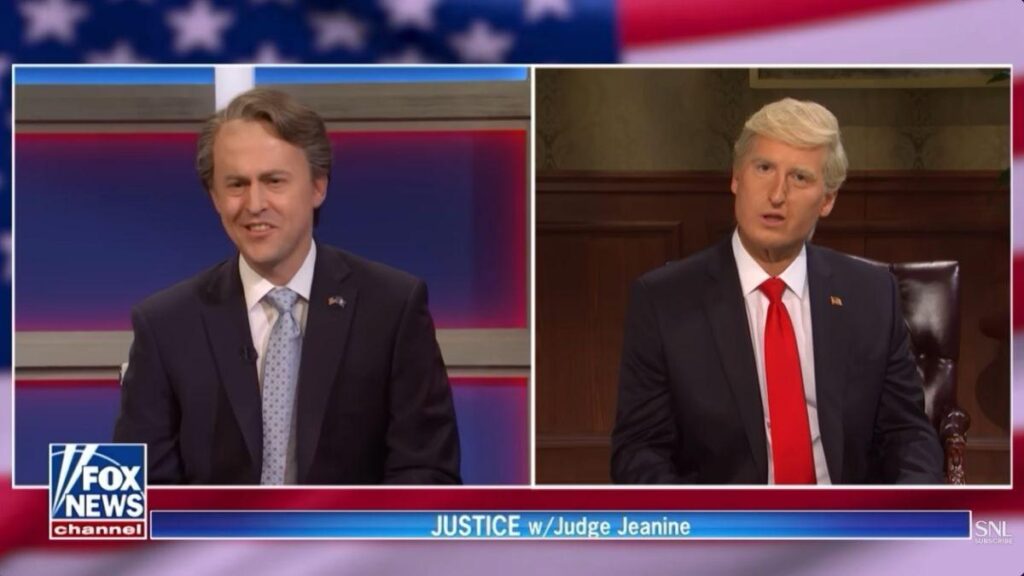 image of The segment joked about bruising on the president’s hands and his age.