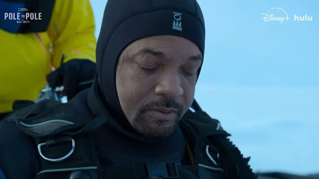 image of Will Smith said he accidentally pulled off his mask during the dive.
