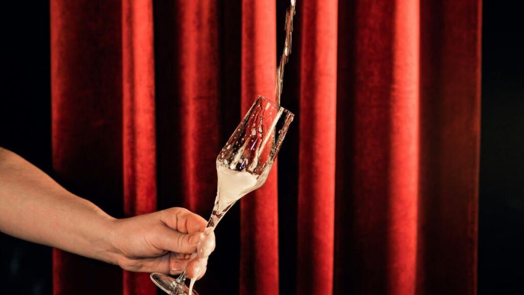 Image of The after party was filled with kicked off heels, flowing champagne and celebratory dancing.