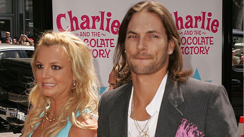 image of Britney Spears shares two sons with her ex Kevin Federline.