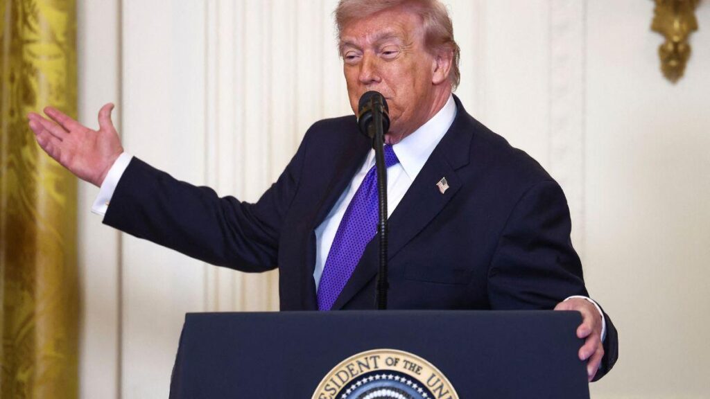 image of Donald Trump's attack on Iran has sparked a huge debate.