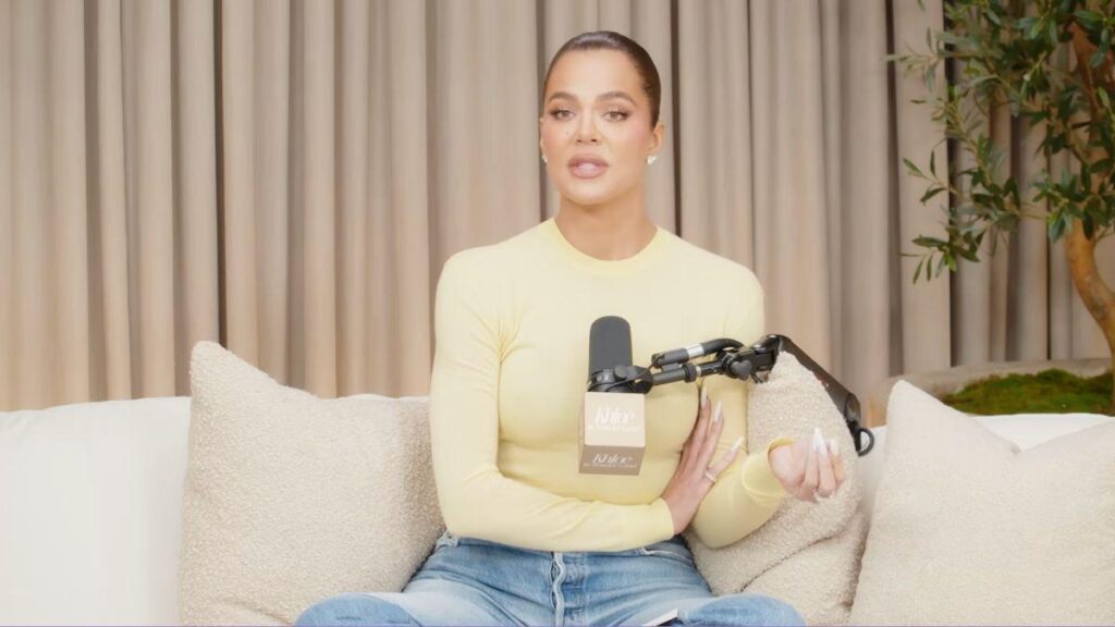 Image of Khloé Kardashian shares two kids with Tristan Thompson.