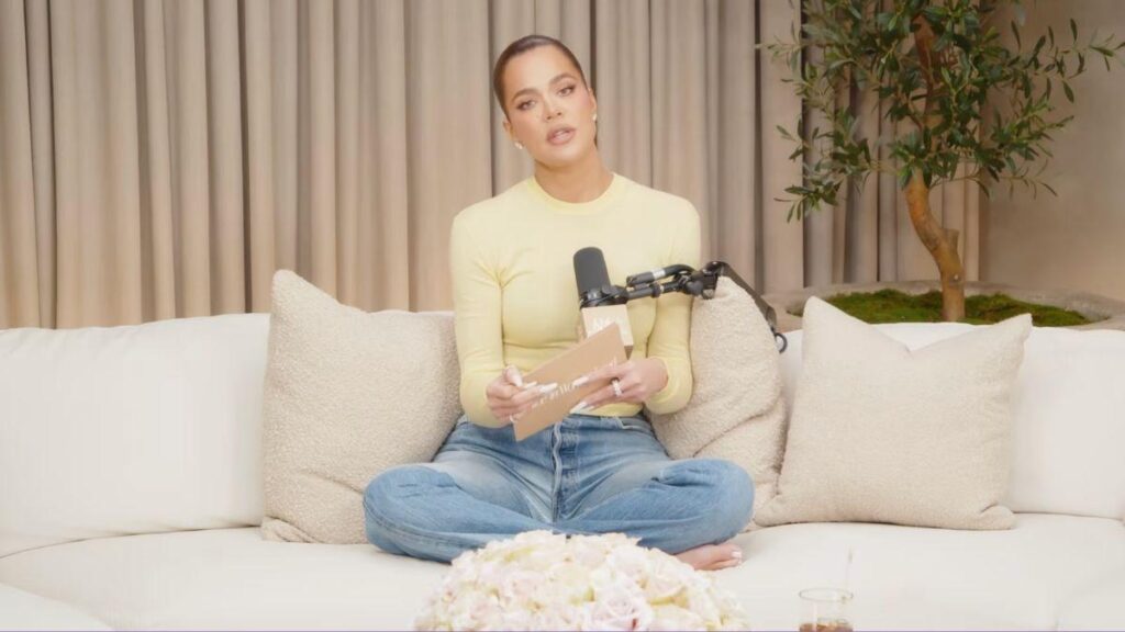 Image of Khloé Kardashian previously dated Tristan Thompson.