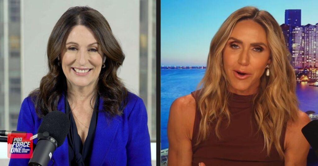 image of Lara Trump recalled Donald Trump’s emotional departure from the White House.