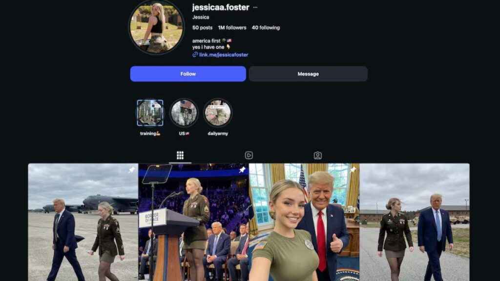 MAGA Men Duped by AI Foot Fetish Model Posing as a Trump-Loving U.S. Solider