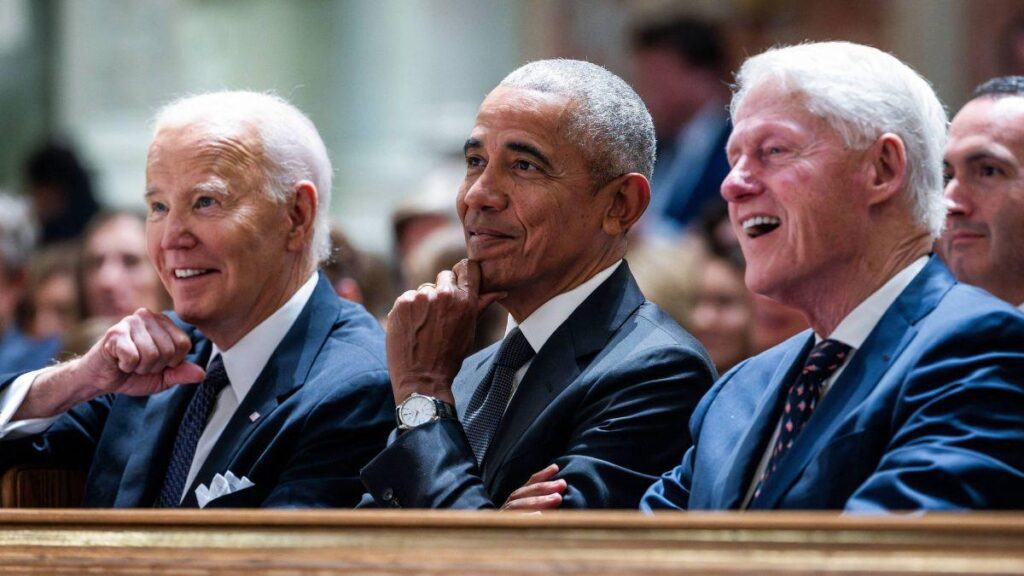 Image of Jesse Jackson Jr. shaded the three living Democratic presidents who spoke at his father's funeral.