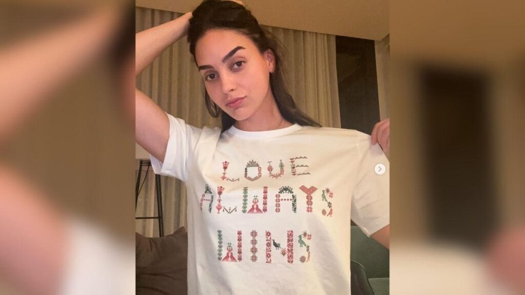 Image. ofMelissa Barrera was dropped from 'Scream 7' after sharing posts criticizing Israel’s actions in Gaza.