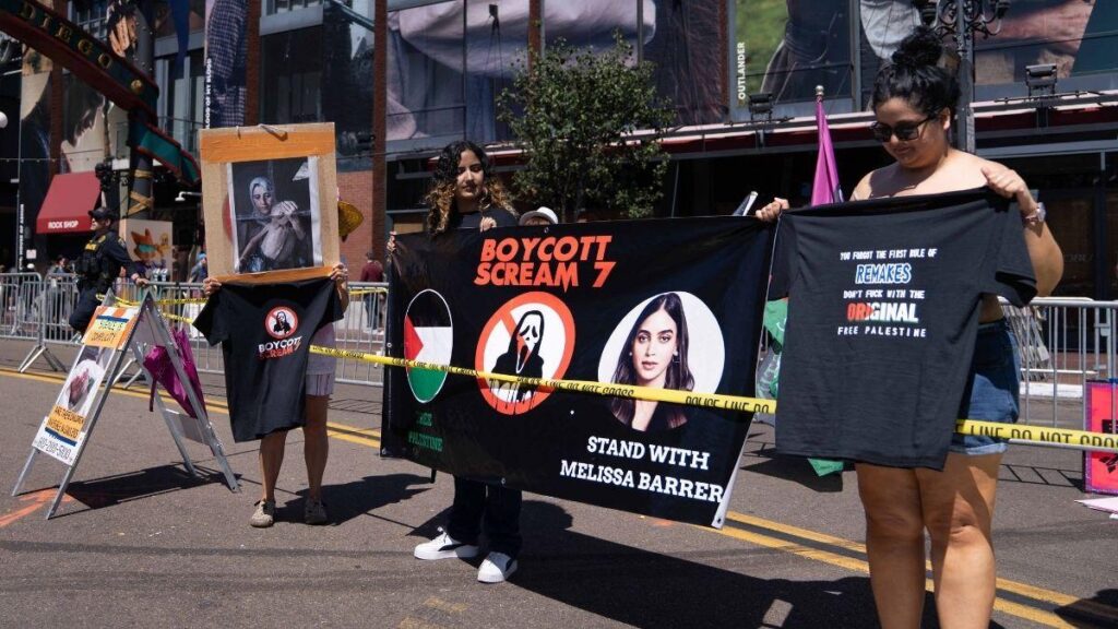 Image of Melissa Barrera said, ‘Silence is not an option for me.’