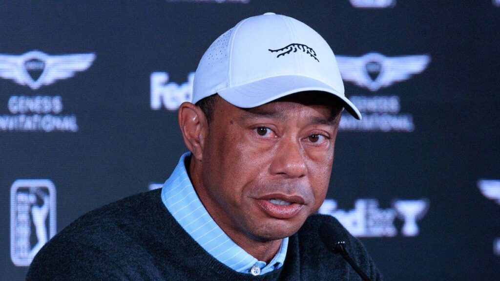 Image of Tiger Woods must be held for eight hours in jail before he can be released on bond.