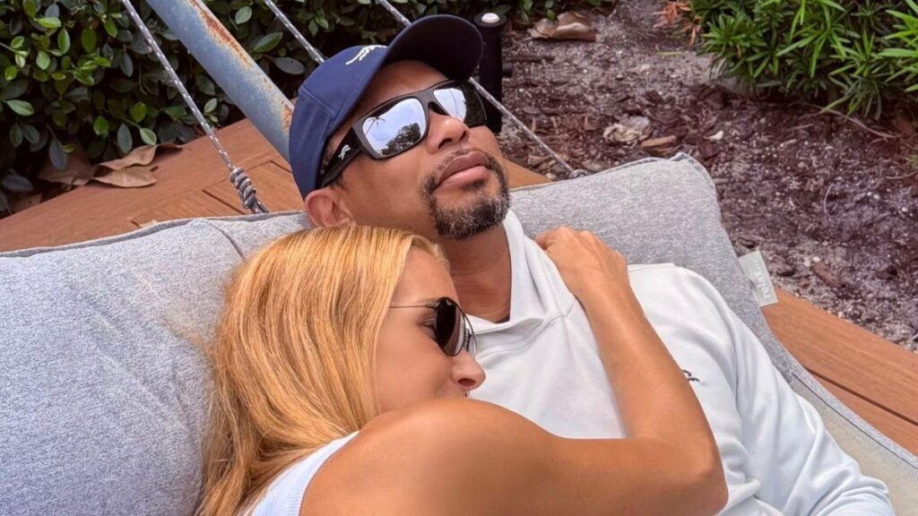 Tiger Woods Kissed Girlfriend Vanessa Trump in Rare Loved-Up Appearance Before Shocking Car Crash