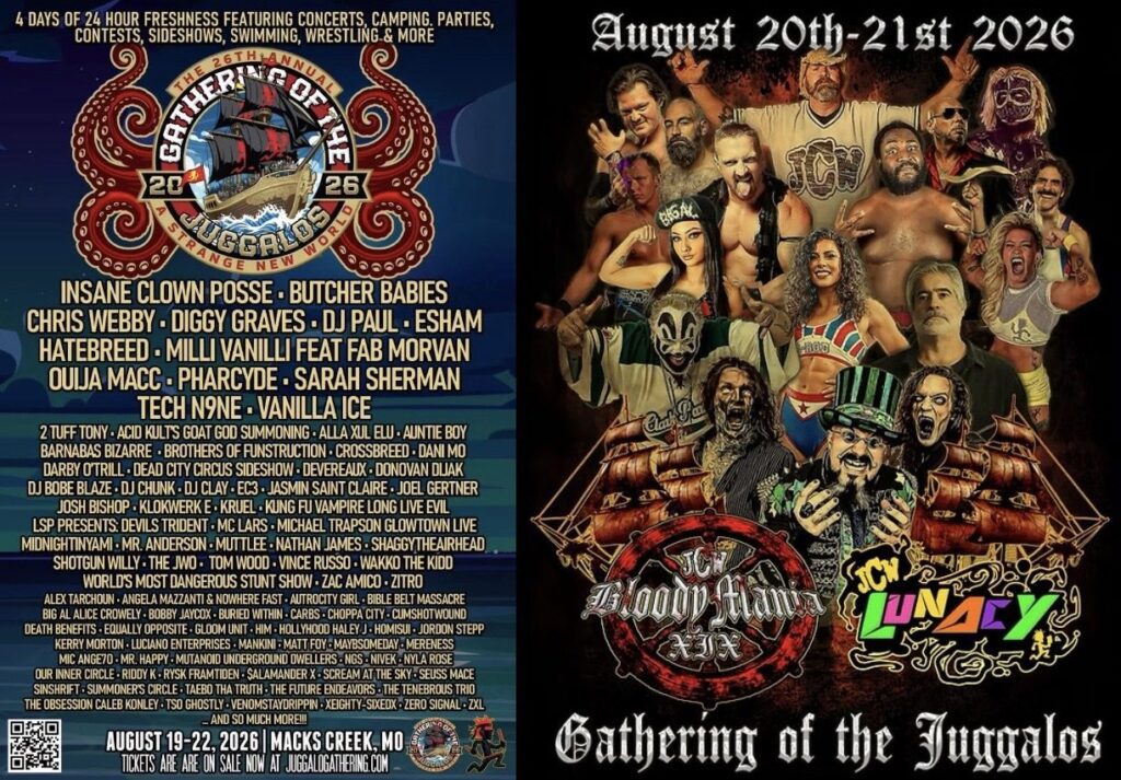 Psychopathic Records Unveils 26th Annual Gathering of the Juggalos Lineup