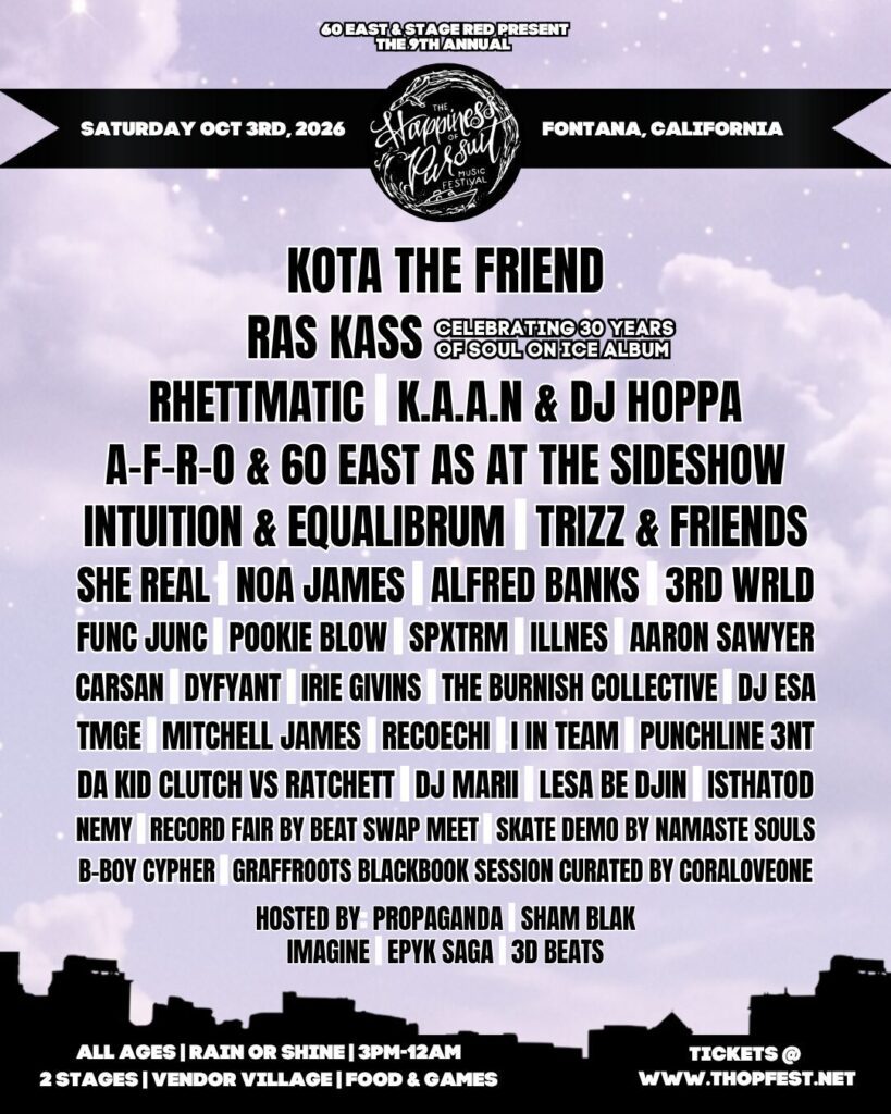 THOP Fest 2026 Returns with Kota The Friend and Ras Kass